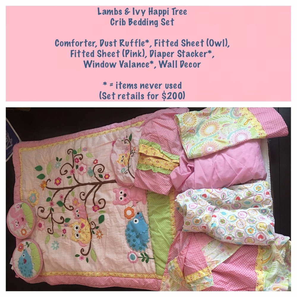 Lambs & Ivy Crib & Room Set